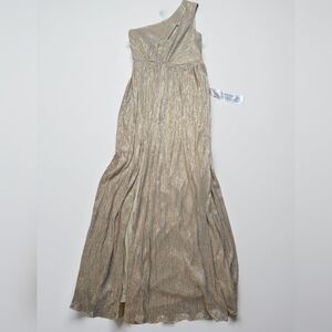 Dress the Population Strapless Gold Gown